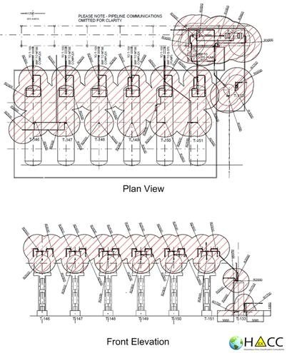 HAC Studies Front Elevation and Plan View